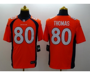 Nike Denver Broncos #80 Julius Thomas 2013 Orange Limited Jersey