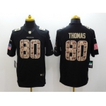 Nike Denver Broncos #80 Julius Thomas Salute to Service Black Limited Jersey