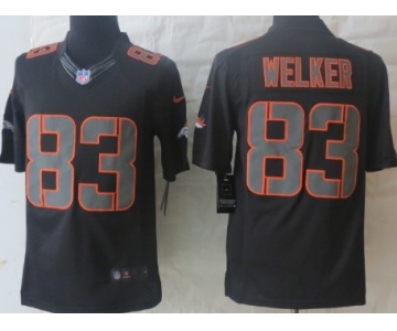 Nike Denver Broncos #83 Wes Welker Black Impact Limited Jersey
