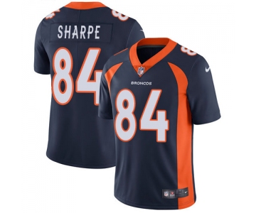 Nike Denver Broncos #84 Shannon Sharpe Navy Blue Alternate Men's Stitched NFL Vapor Untouchable Limited Jersey