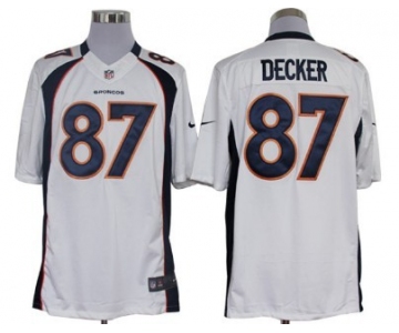 Nike Denver Broncos #87 Eric Decker White Limited Jersey