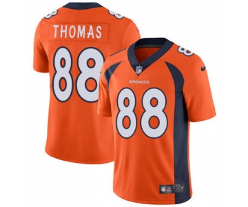 Nike Denver Broncos #88 Demaryius Thomas Orange Team Color Men's Stitched NFL Vapor Untouchable Limited Jersey
