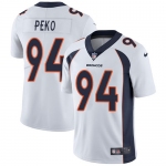 Nike Denver Broncos #94 Domata Peko White Men's Stitched NFL Vapor Untouchable Limited Jersey