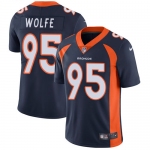 Nike Denver Broncos #95 Derek Wolfe Navy Blue Alternate Men's Stitched NFL Vapor Untouchable Limited Jersey