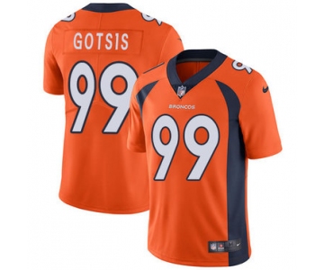 Nike Denver Broncos #99 Adam Gotsis Orange Team Color Men's Stitched NFL Vapor Untouchable Limited Jersey