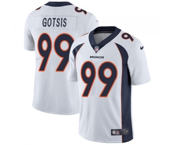 Nike Denver Broncos #99 Adam Gotsis White Men's Stitched NFL Vapor Untouchable Limited Jersey