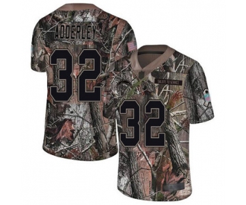 Chargers #32 Nasir Adderley Camo Men's Stitched Football Limited Rush Realtree Jersey
