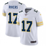 Los Angeles Chargers #17 Philip Rivers Nike White Team Logo Vapor Limited NFL Jersey