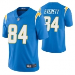 Men's Los Angeles Chargers #84 Gerald Everett Blue Vapor Untouchable Limited Stitched Jersey