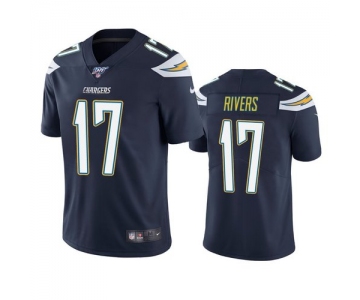 Nike Chargers 17 Philip Rivers Navy 100th Season Vapor Untouchable Limited Jersey