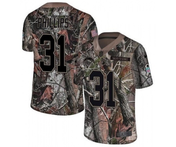 Nike Chargers #31 Adrian Phillips Camo Men's Stitched NFL Limited Rush Realtree Jersey