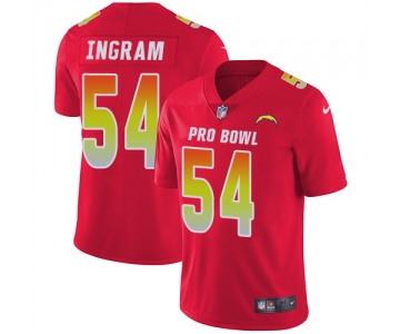 Nike Los Angeles Chargers #54 Melvin Ingram Red Men's Stitched NFL Limited AFC 2019 Pro Bowl Jersey