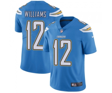 Nike San Diego Chargers #12 Mike Williams Electric Blue Alternate Men's Stitched NFL Vapor Untouchable Limited Jersey