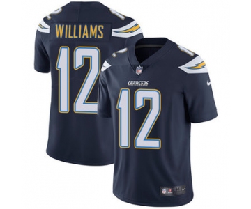 Nike San Diego Chargers #12 Mike Williams Navy Blue Team Color Men's Stitched NFL Vapor Untouchable Limited Jersey