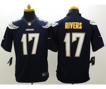 Nike San Diego Chargers #17 Philip Rivers 2013 Navy Blue Limited Jersey