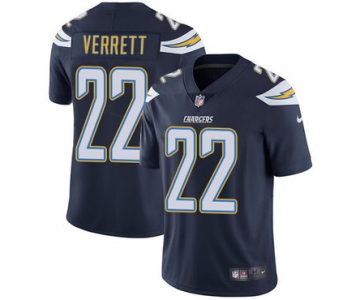 Nike San Diego Chargers #22 Jason Verrett Navy Blue Team Color Men's Stitched NFL Vapor Untouchable Limited Jersey