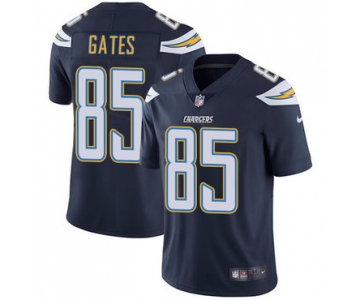 Nike San Diego Chargers #85 Antonio Gates Navy Blue Team Color Men's Stitched NFL Vapor Untouchable Limited Jersey