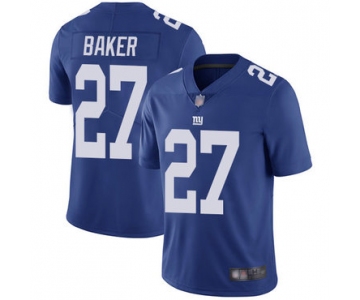 Giants #27 Deandre Baker Royal Blue Team Color Men's Stitched Football Vapor Untouchable Limited Jersey