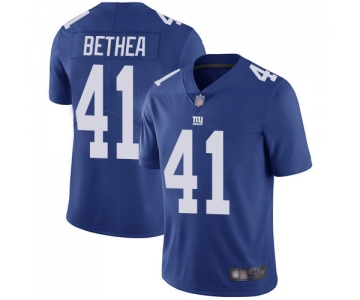 Giants #41 Antoine Bethea Royal Blue Team Color Men's Stitched Football Vapor Untouchable Limited Jersey