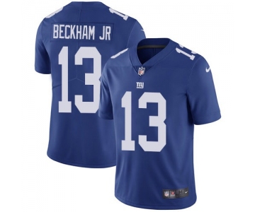 Men's New York Giants #13 Odell Beckham Jr Royal Blue 2017 Vapor Untouchable Stitched NFL Nike Limited Jersey