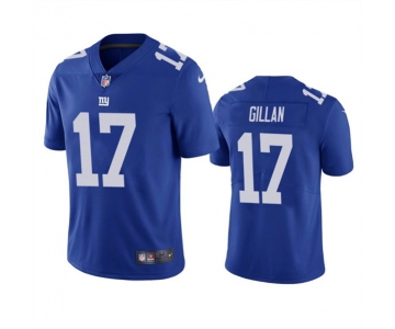 Men's New York Giants #17 Jamie Gillan Blue Vapor Untouchable Limited Stitched Jersey