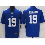 Men's New York Giants #19 Kenny Golladay Blue 2021 Vapor Untouchable Stitched NFL Nike Limited Jersey