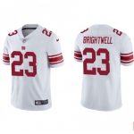 Men's New York Giants #23 Gary Brightwell White Vapor Untouchable Limited Stitched Jersey