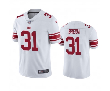 Men's New York Giants #31 Matt Breida White Vapor Untouchable Limited Stitched Jersey