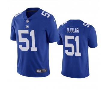 Men's New York Giants #51 Azeez Ojulari Blue Vapor Untouchable Limited Stitched Jersey