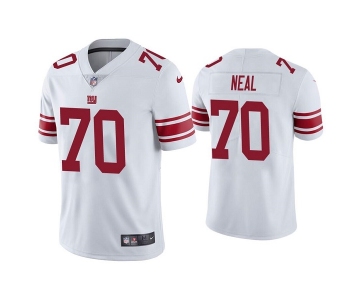 Men's New York Giants #70 Evan Neal White Vapor Untouchable Limited Stitched Jersey