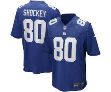 Men's New York Giants #80 Jeremy Shockey Blue Vapor Untouchable Limited Stitched NFL Jersey