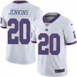 Nike Giants #20 Janoris Jenkins White Men's Stitched NFL Limited Rush Jersey