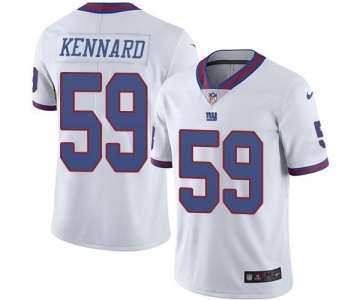 Nike Giants #59 Devon Kennard White Men's Stitched NFL Limited Rush Jersey