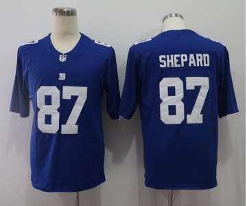 Nike Giants 87 Sterling Shepard Royal Vapor Untouchable Limited Jersey