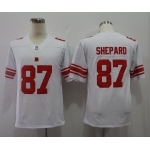 Nike Giants 87 Sterling Shepard White Vapor Untouchable Limited Jersey