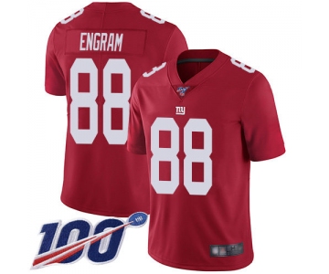 Nike Giants #88 Evan Engram Red Alternate Men's Stitched NFL 100th Season Vapor Limited Jersey