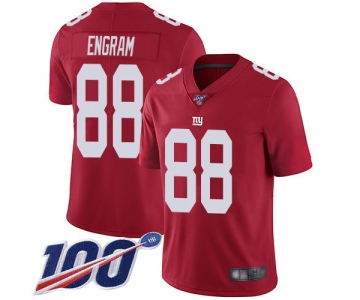 Nike Giants #88 Evan Engram Red Men's Stitched NFL Limited Inverted Legend 100th Season Jersey