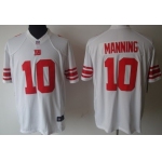 Nike New York Giants #10 Eli Manning White Limited Jersey