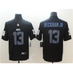 Nike New York Giants #13 Odell Beckham Jr Black Vapor Impact Limited Jersey