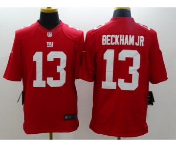 Nike New York Giants #13 Odell Beckham Jr Red Limited Jersey