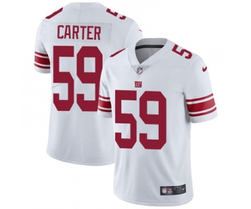 Nike New York Giants #59 Lorenzo Carter White Men's Stitched NFL Vapor Untouchable Limited Jersey