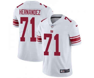 Nike New York Giants #71 Will Hernandez White Men's Stitched NFL Vapor Untouchable Limited Jersey