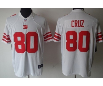 Nike New York Giants #80 Victor Cruz White Limited Jersey