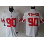 Nike New York Giants #90 Jason Pierre-Paul White Limited Jersey