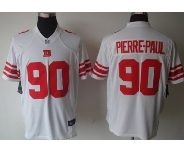 Nike New York Giants #90 Jason Pierre-Paul White Limited Jersey