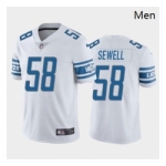 Men Detroit Lions #58 Penei Sewell Blue White 2021 Draft Jersey