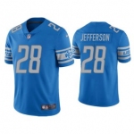 Men's Blue Detroit Lions #28 Jermar Jefferson Vapor Untouchable Limited Stitched Jersey