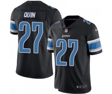 Men's Detroit Lions #27 Glover Quin Black 2016 Color Rush Stitched NFL Nike Limited Jersey