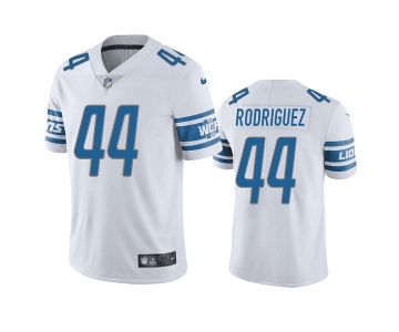 Men's Detroit Lions #44 Malcolm Rodriguez White Vapor Untouchable Limited Stitched Jersey