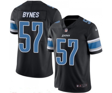Men's Detroit Lions #57 Josh Bynes Black 2016 Color Rush Stitched NFL Nike Limited Jersey